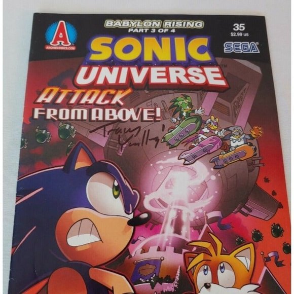 Sonic Universe Comic #35 Feb 2012 Babylon Rising Part 3 of 4 Signed Copy - Picture 5 of 10